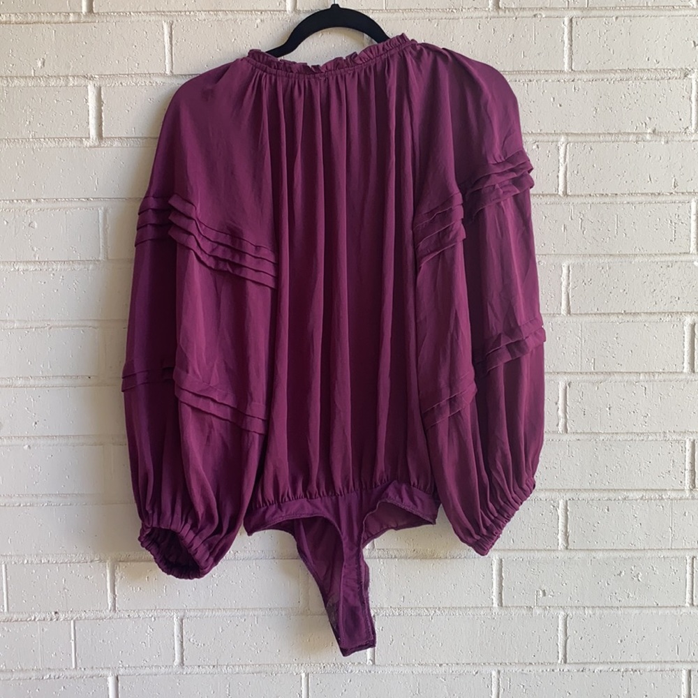 NWOT Free People All Tucks Bodysuit - Picture 4 of 8